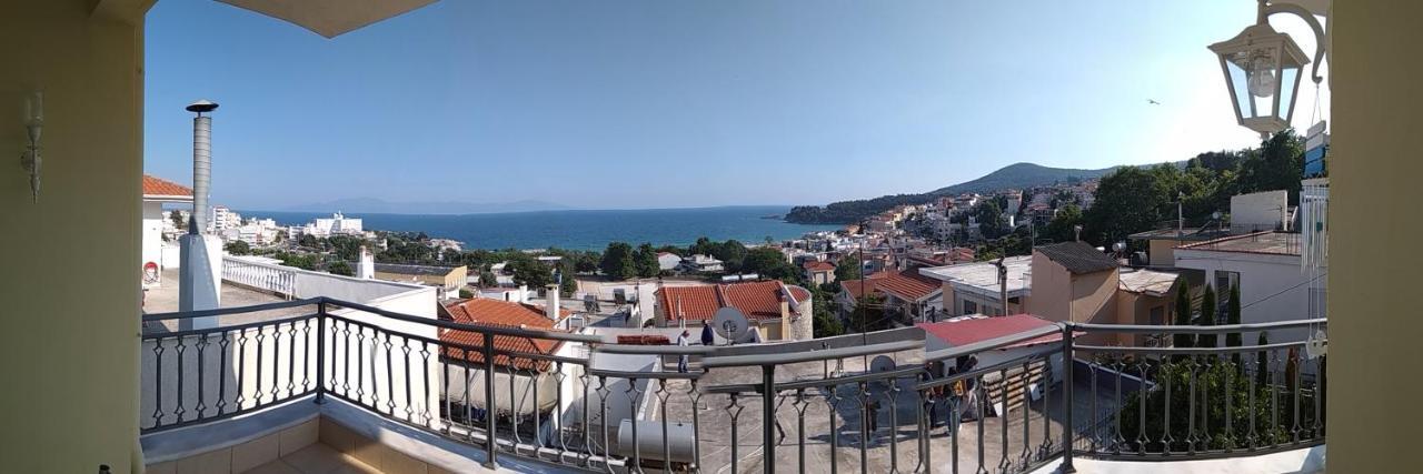 Great Sea View Apartment Kavala Exterior foto